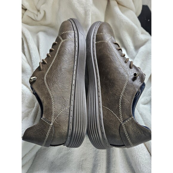 Casual Mens Lace up Outdoor Oxfords Leather Fashion Jogging Board Shoes main image 12